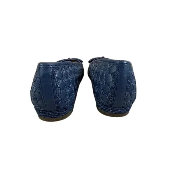 Easy Spirit Navy Blue Ballet Flats with Round Toe Slip On Shoes Sz 9.5m /S26244 - Picture 3 of 6